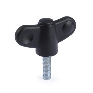 Butterfly Male Wing Knob M10 x 40mm Thread Length