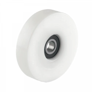 Nylon Guide Roller 38mm Diameter 12mm Ball Bearing