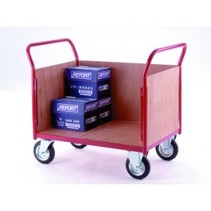 Heavy Duty Platform Trolley 3 Ply Sides 1000 x 600mm Timber Deck