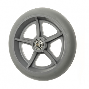 Grey Rubber Wheelchair Castor Wheel 150mm