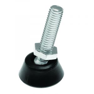 M8 x 25 Tilting adjustable foot with a 25mm base