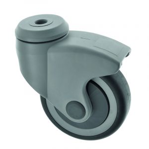 Commode Castors with M12 Bolt Hole