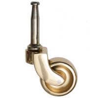 Antique Brass Castors Peg Fitting 