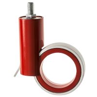 Designer Castors 65mm White Wheel Red Tower