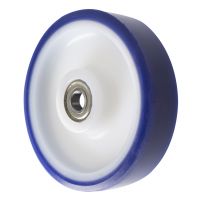 LAG Soft Blue Polyurethane Wheels with Stainless Steel Ball Bearings