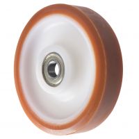 ADINYL Orange Polyurethane Wheels with Ball Bearings