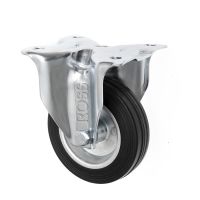 Industrial Rubber Castors Fixed 3360 Series