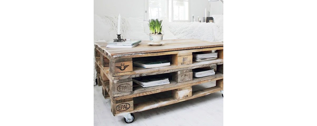 industrial coffee table.