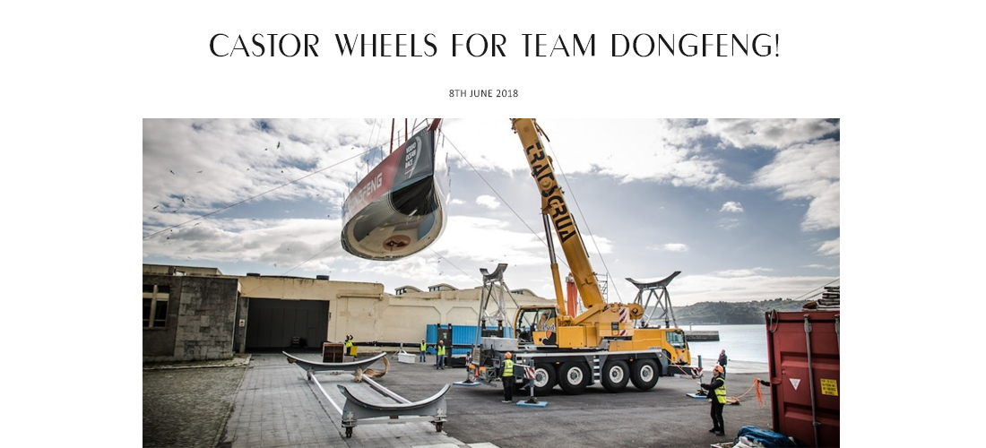 CASTOR WHEELS FOR TEAM DONGFENG!