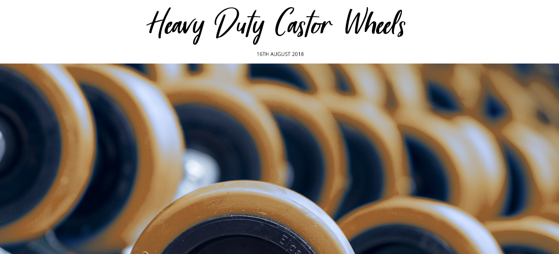 Heavy duty castor wheels