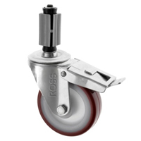 top plate castors